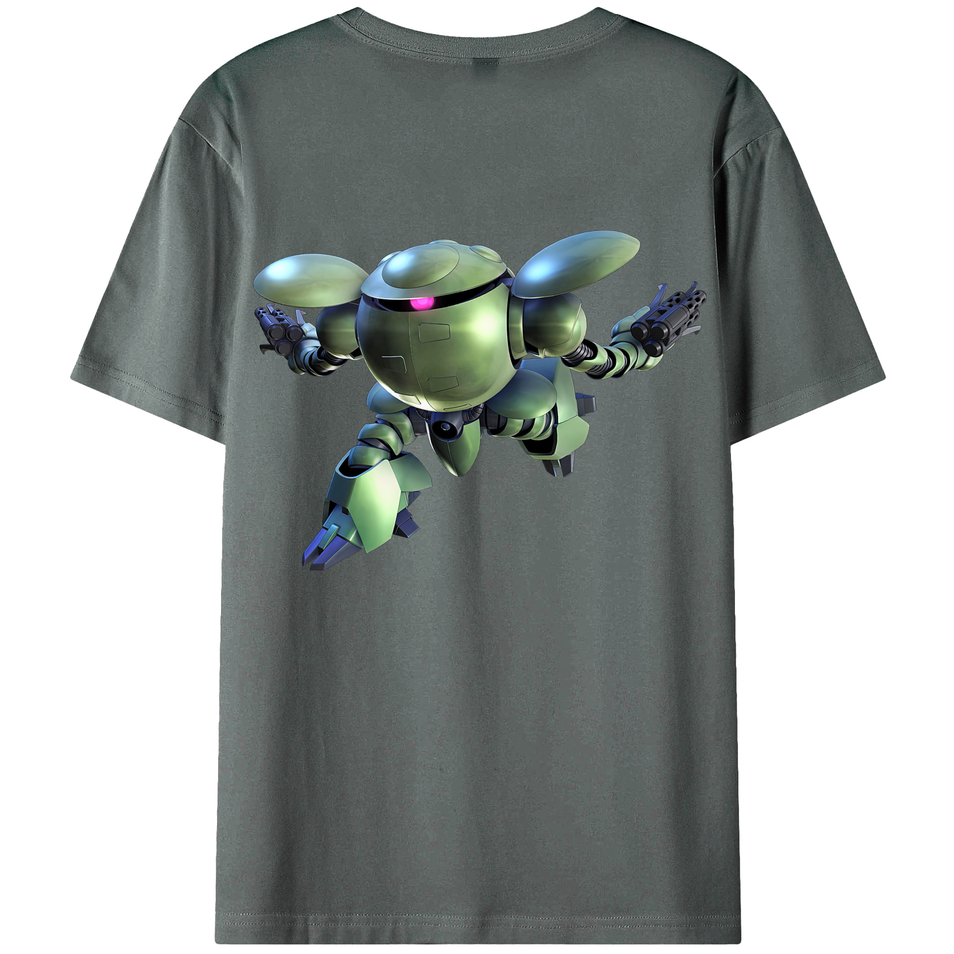 （画像用） 機動戦士ガンダム Mobile Suit Gundam 綿100％ メンズ半袖Tシャツ（バックプリント） 通気性